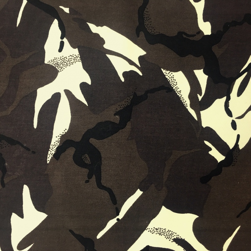 Camouflage Cotton Drill Brown